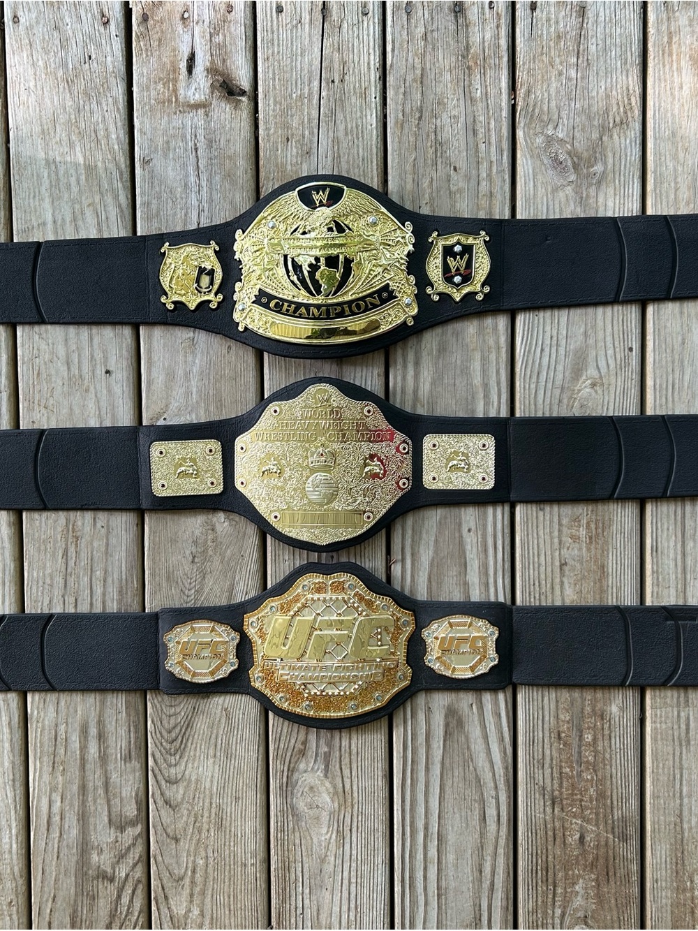 37” WWE & UFC Belt Set
